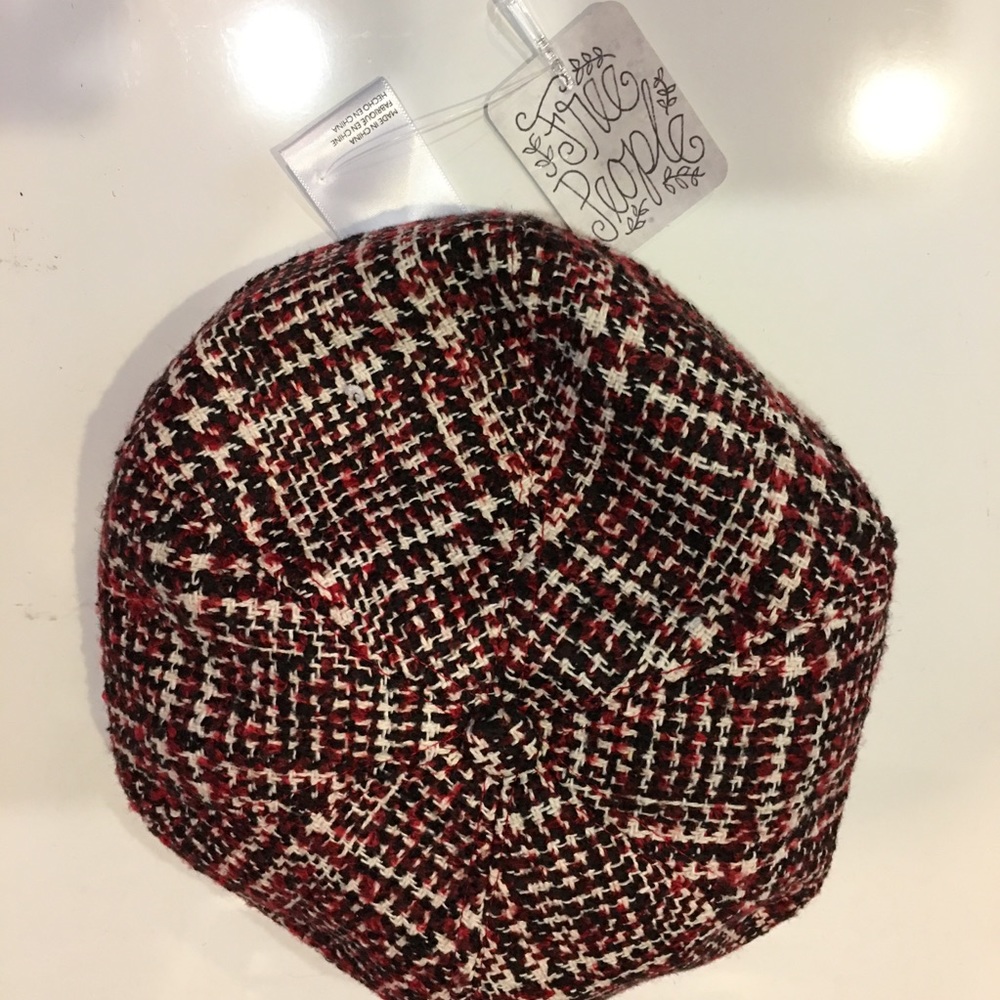 Free People Eloise Tweed Beret NWT - Picture 5 of 5